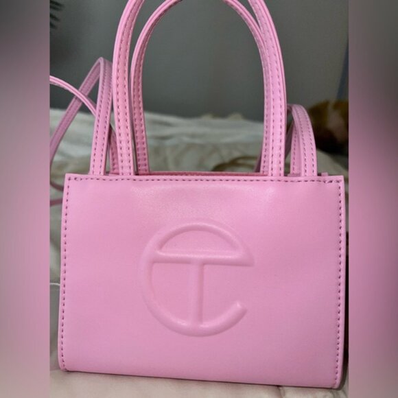 Telfar Small Shopping Bag Bubblegum Pink - Picture 3 of 11